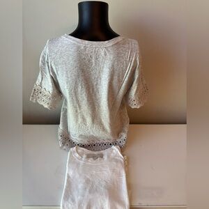 LOFT Lace Trim Tees